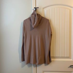 Loft sweater turtleneck in medium dk. Taupe